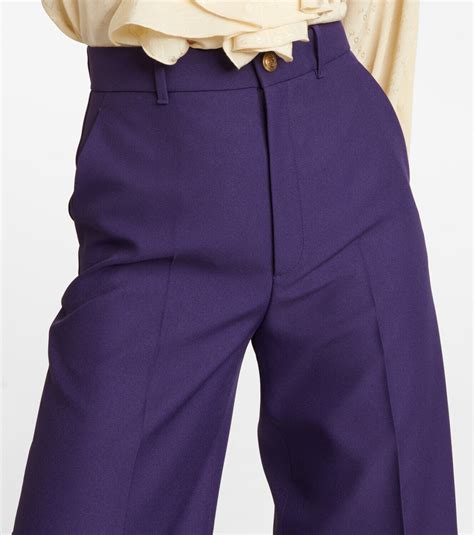 gucci womens shorts|gucci wide leg pants.